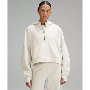 Lululemon Cream Half-Zip Hoodie